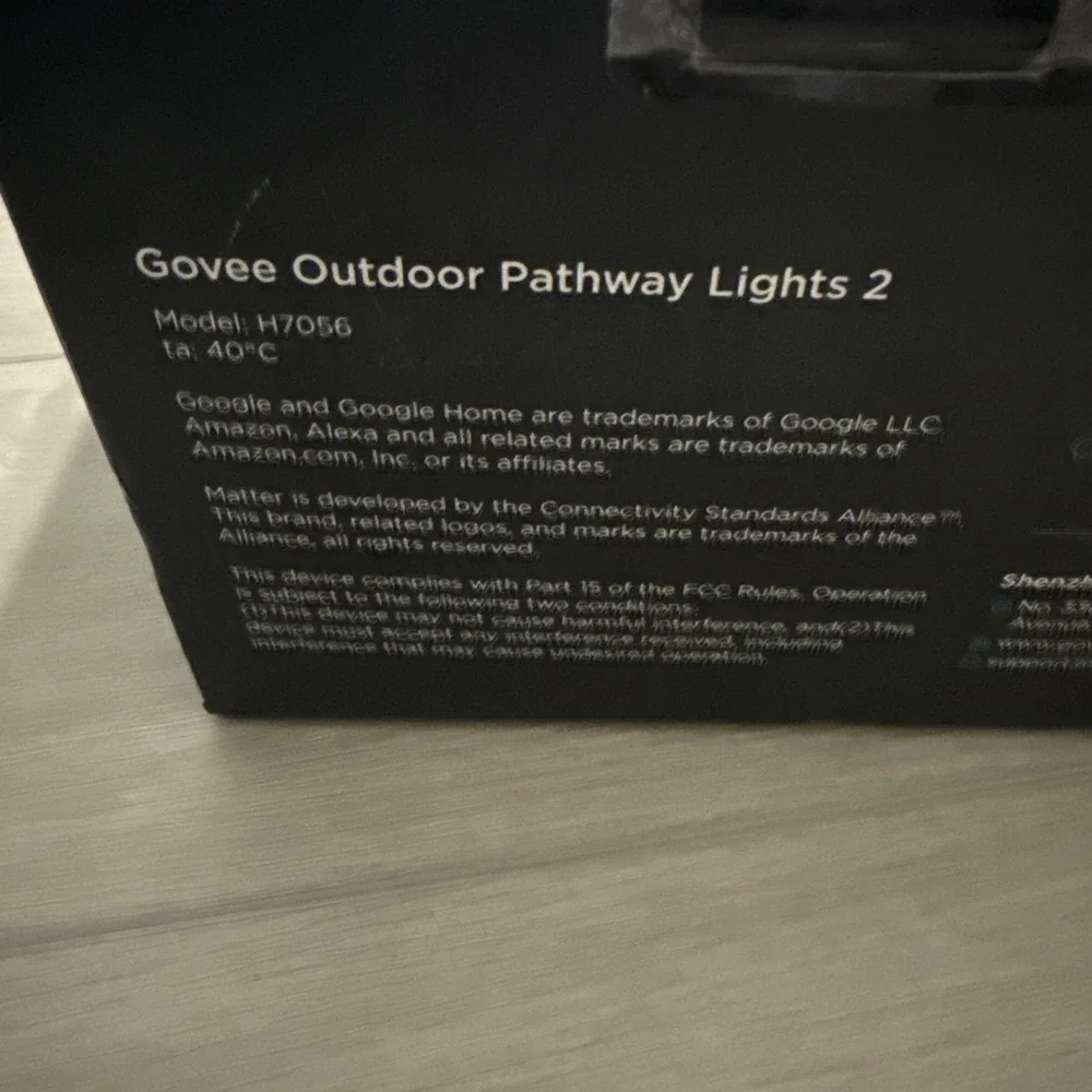 Govee Outdoor Pathway Lights 2 Alexa Google Waterproof 4 Pk Landscape Open Box